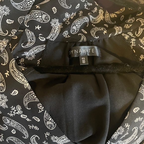 Dynamite Paisley Western Maxi Dress Size Small - Picture 6 of 6